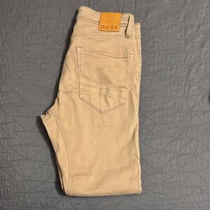DUER Tan Casual Pants